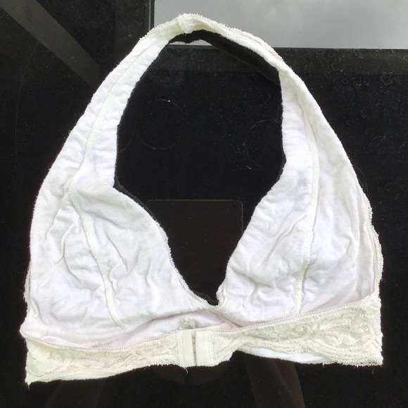 UO Out From Under Lace Halter Bralette Size L - Picture 6 of 7